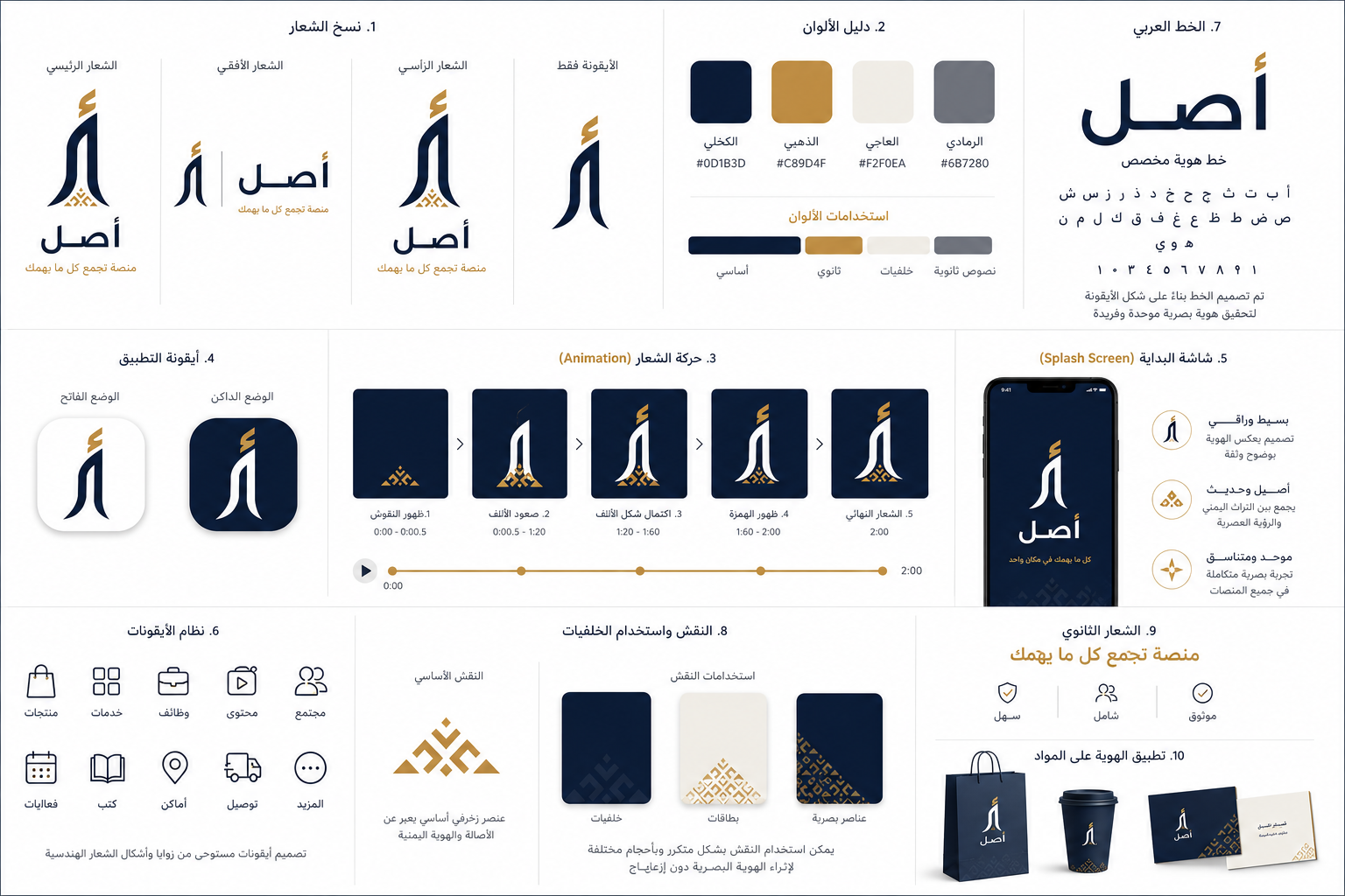 هوية بصرية كاملة