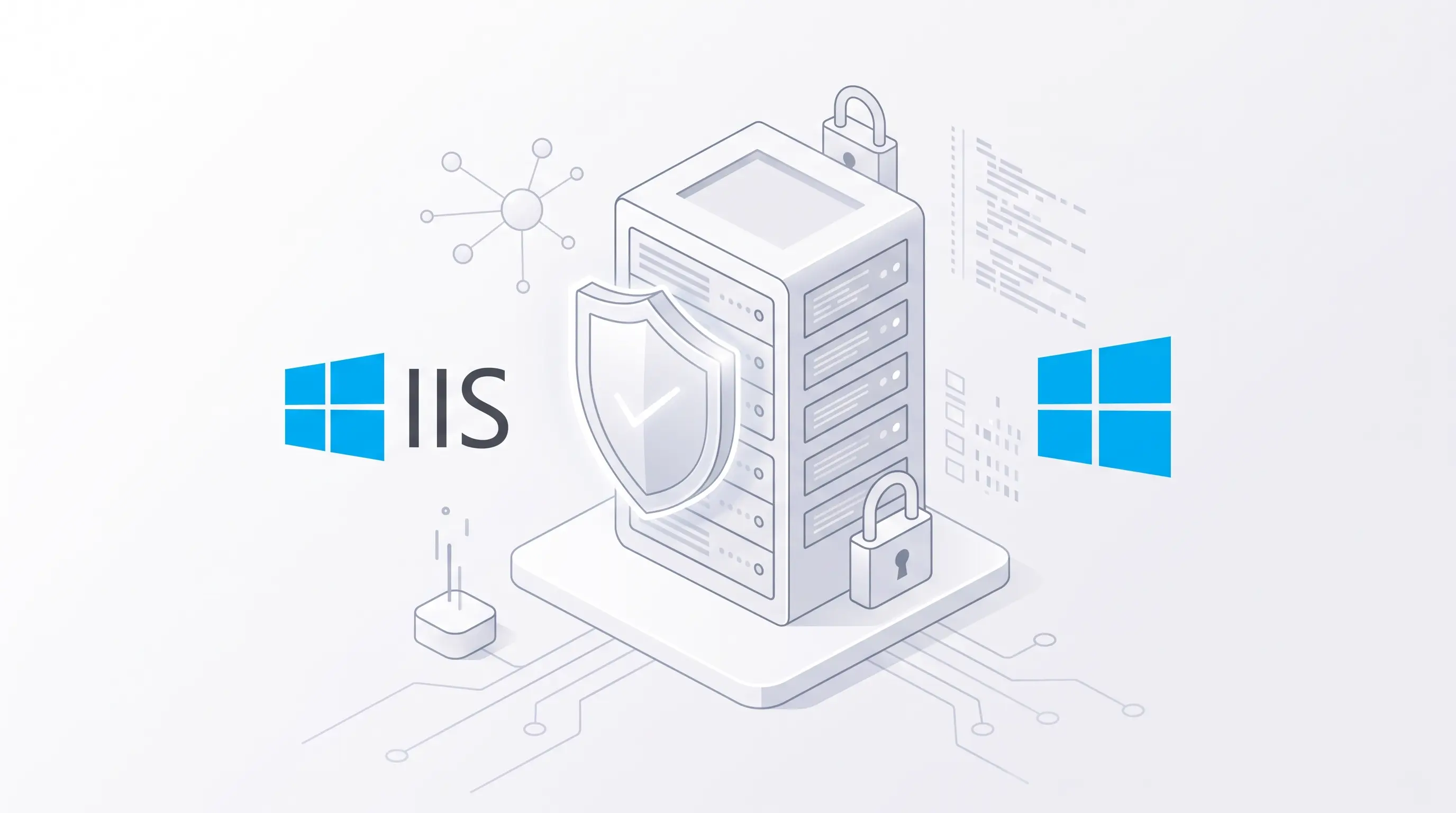 تأمين خادم IIS